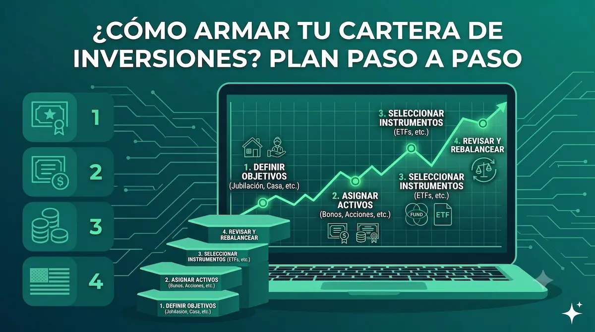 Cómo armar una cartera de inversiones: el plan paso a paso según tu objetivo