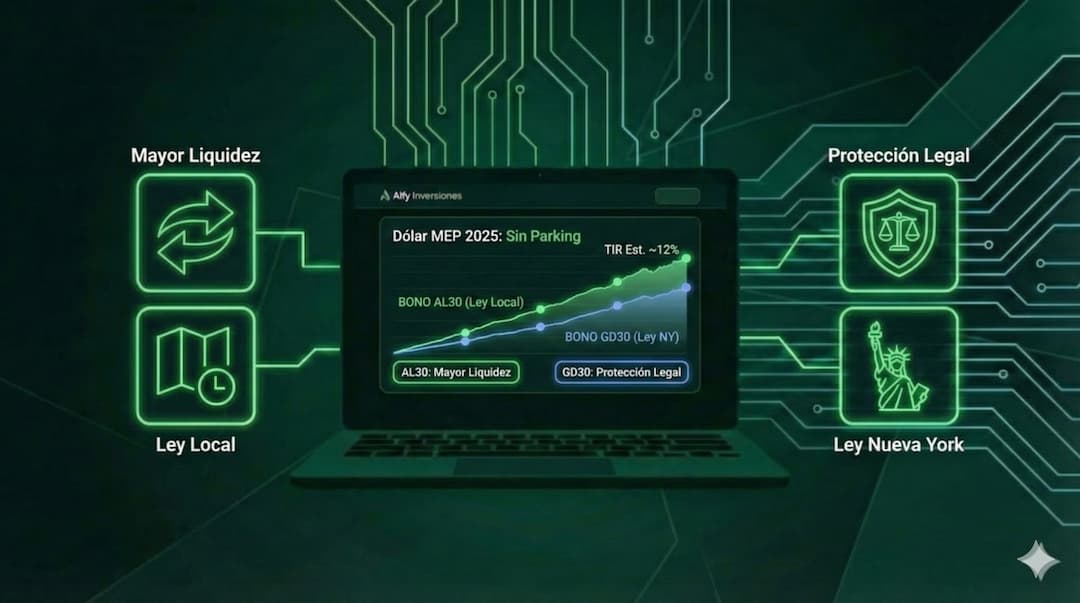 Hoy conviene elegir AL30 o GD30 para dólar MEP