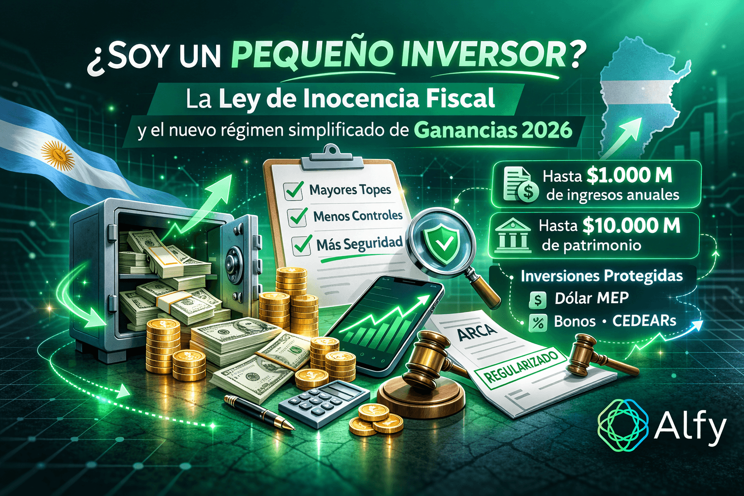¿Soy un pequeño inversor? La Ley de Inocencia Fiscal y el nuevo régimen simplificado de ganancias 2026