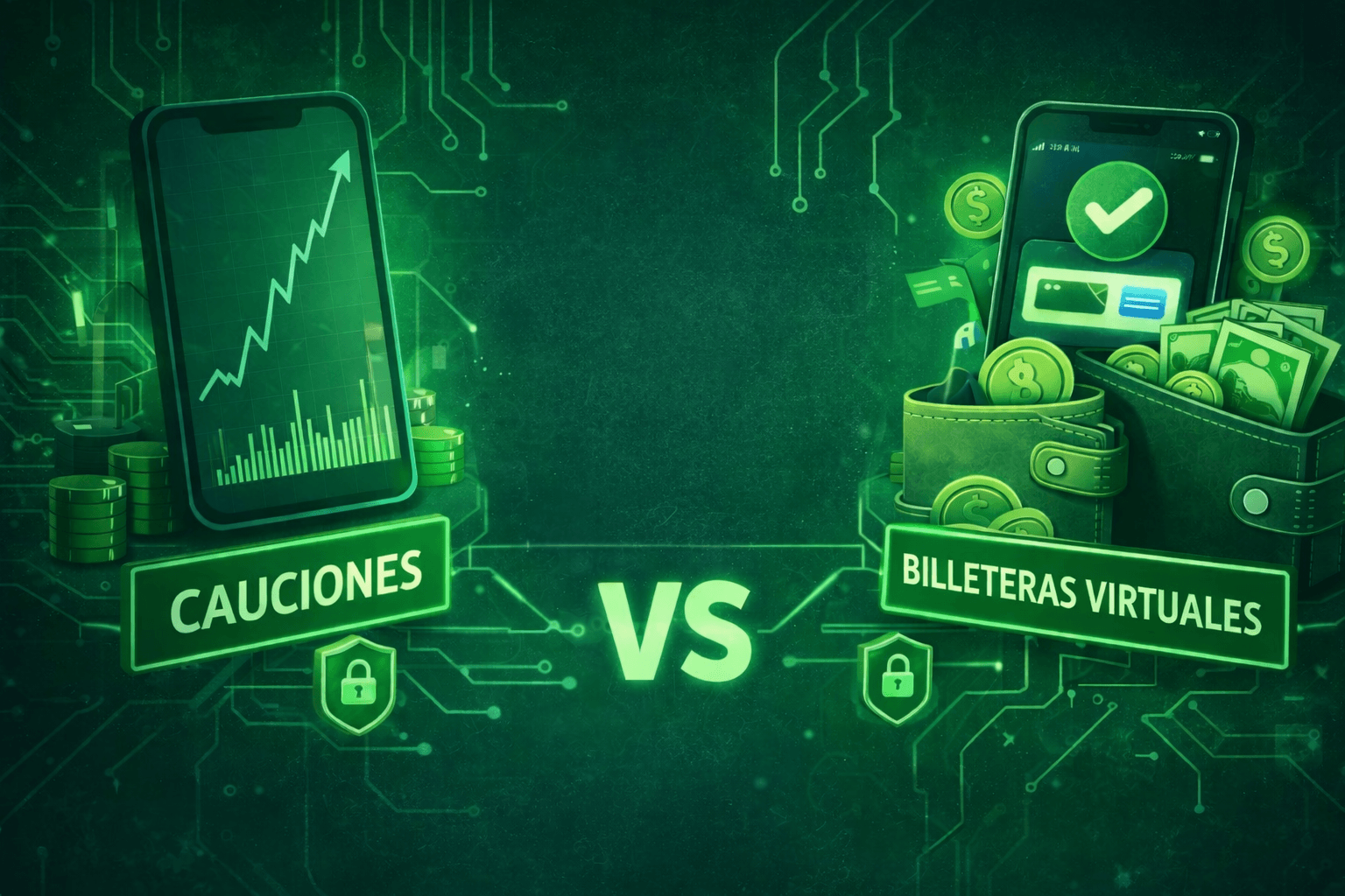 Cauciones vs Billeteras Virtuales ¿dónde invertir pesos en 2026?
