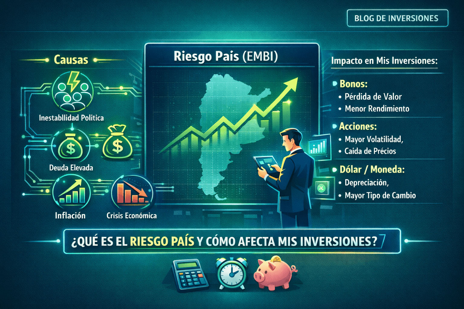 Qué es el Riesgo País y cómo afecta mis inversiones: Guía 2026