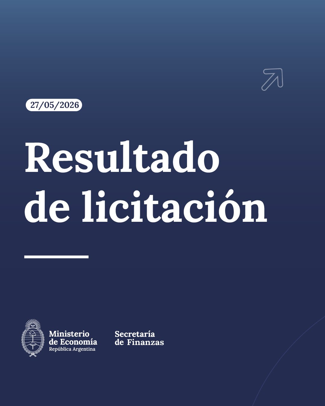 Resultado de Licitación 27/05/2026